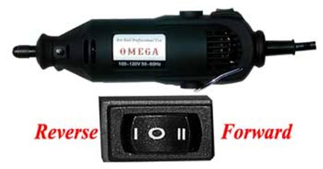 OMEGA - 2 Way Reversible and Forwardable Drill Machine (3/32 Shank)