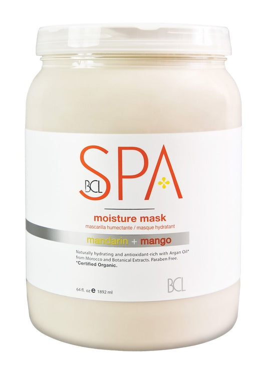 BCL Organic Spa Pedicure Massage Cream Half Gallon (64oz) - Mandarin + Mango