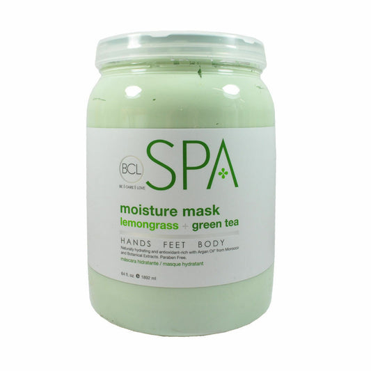 BCL SPA Pedicure Organic Moisture Mask 64oz - Lemon Grass + Green Tea