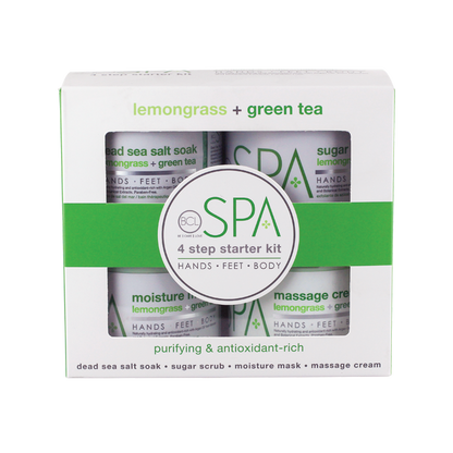 BCL Spa 4 steps Pedicure Lemongrass + Green Tea Starter Kit