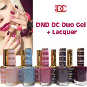 DND - Colección DC Duo Soak off Gel y esmalte de uñas a juego 
