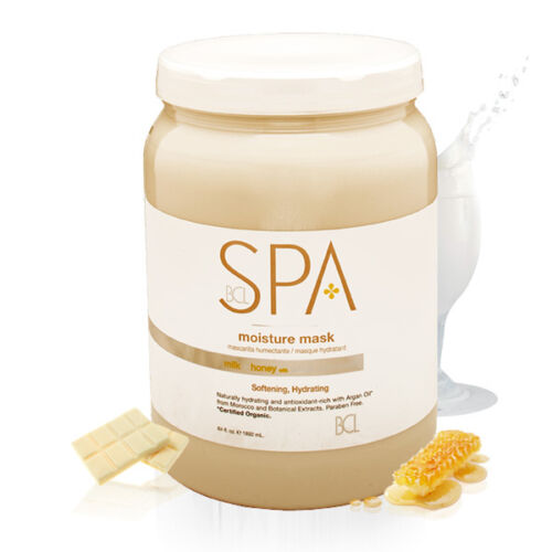 BCL SPA Pedicure Mascarilla Hidratante Orgánica 64oz - Leche + Chocolate Blanco Miel