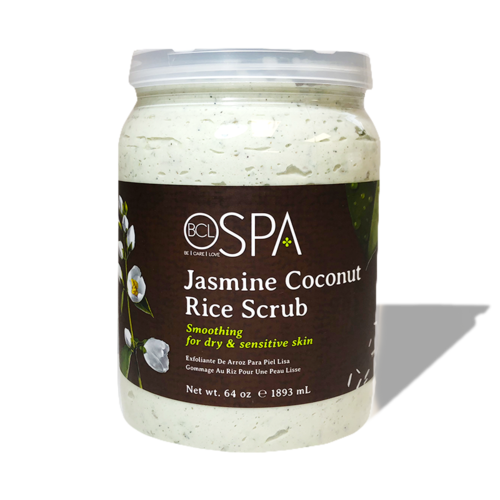 BCL Spa Pedicure Organic Sugar Scrub Half Gallon (64oz) - Jasmine Coconut