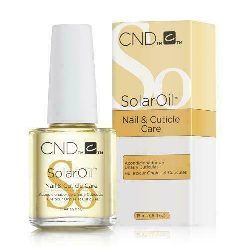 CND Essentials Tratamiento acondicionador para cutículas y uñas con aceite solar, 0,5 oz