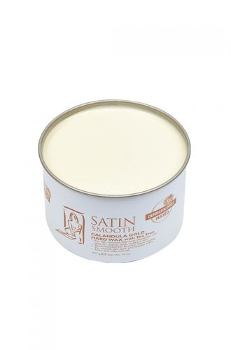 Satin Smooth - Cera dura dorada de caléndula con aceite de árbol de té 14oz